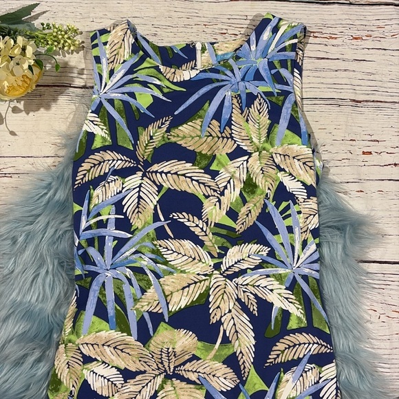 J.McLaughlin Sophia Bermuda Palm Print Dress - Picture 7 of 8